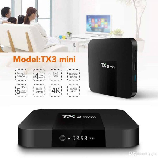 Android TV Box TX3 Mini Plus 2022 - Android TV 11, Amlogic S905W2, Ram 2GB, Bộ nhớ 16GB, Dual Wifi, hiệu năng mạnh mẽ