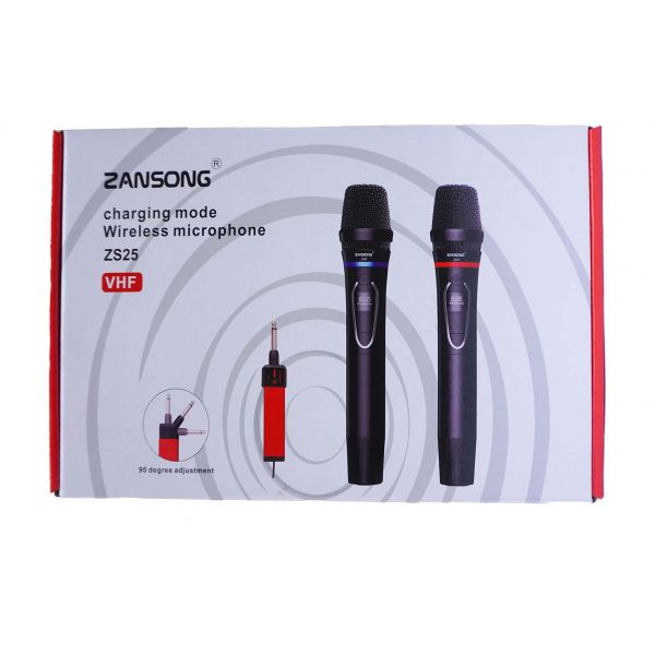 Micro  đôi không dây karaoke cao cấp Zansong ZS25