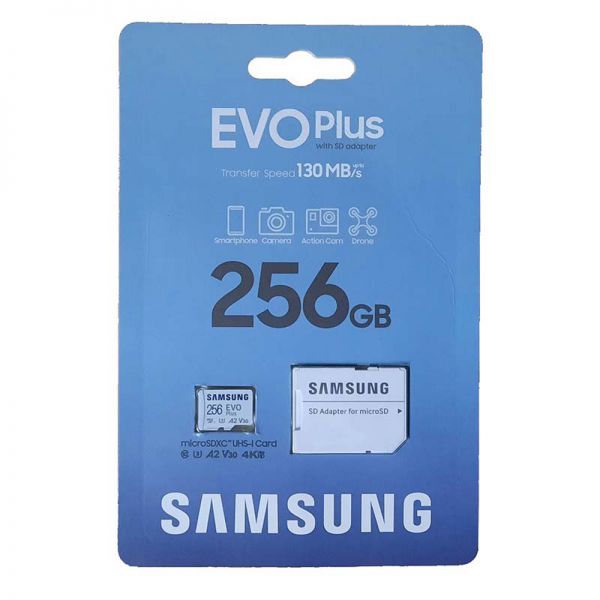 Thẻ nhớ MicroSD 256GB Samsung EVO Plus MB-MC128KA 130MB/s Chính Hãng