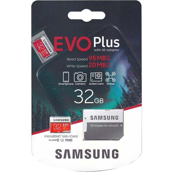 Thẻ nhớ micro SAMSUNG 32Gb Evo Plus ( New 2019 ) 95mbs Full HD Chính Hãng