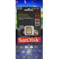 Thẻ nhớ SDXC SanDisk Extreme 64GB V30 UHS-I U3 4K 170MB/s Chính Hãng