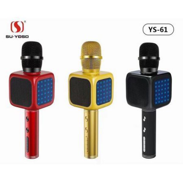 Mic Karaoke YS-61 Micro Karaoke kèm Loa Bluetooth 3 trong 1 nhiều hiệu ứng  Thiết kế tối giản nhưng ...