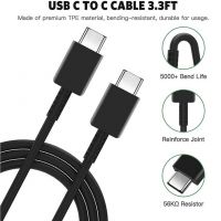 Cáp sạc samsung 2 đầu chân type C chính hãng Sạc nhanh (Galaxy Note 10, S9, Xiaomi Mi8, OPPO Find X...)