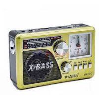  Đài Radio Nghe Nhạc, Đài Radio Waxiba XB-741C FM-AM-SW Cao Cấp-Usb-Thẻ Nhớ-Aux-Đèn Pin (Tặng Pin Sạc 18650)