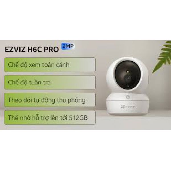 Camera IP hồng ngoại không dây 2MP Ezviz H6c Pro