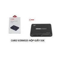 Đầu đọc thẻ nhớ đa năng SSK SCRM025 Card Reader III - Hỗ trợ CF/ M2/ MicroSD/ XD/ SD/ MMC/ MS 