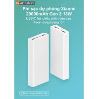 Pin sạc dự phòng 20000mAh Redmi PB200LZM gen 3 chính hãng