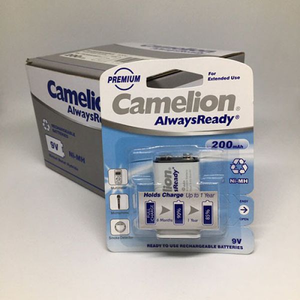 Pin sạc 9V Camelion vuông dung lượng 200mah chính hãng