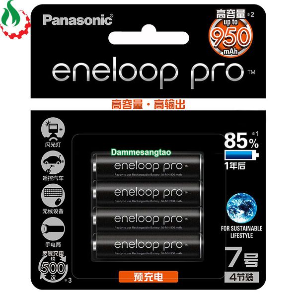 Pin panasonic/eneloop Pro aaa 950 mah vỉ 4 viên