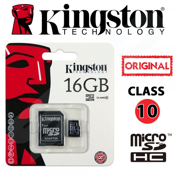 Thẻ nhớ Micro SDHC Kingston 16GB Class 10 tốc độ 45MB/s Chính Hãng Full Box